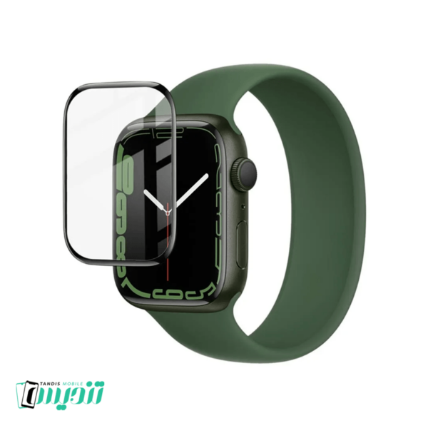 محافظ صفحه نمایش گلس مناسب ساعت هوشمند اپل واچ سری 7 و 8 نسخه 41mm